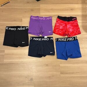 Nike pro spandex (all size medium)